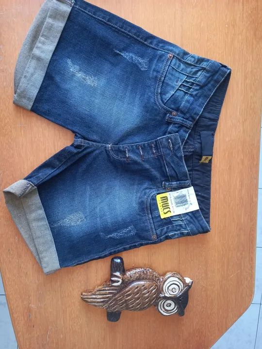 Shorts Jeans Floral Feminino - Foto 4