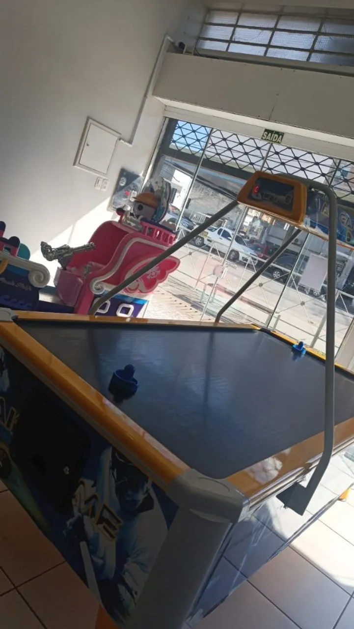 Mesa de Air hockey para diversão