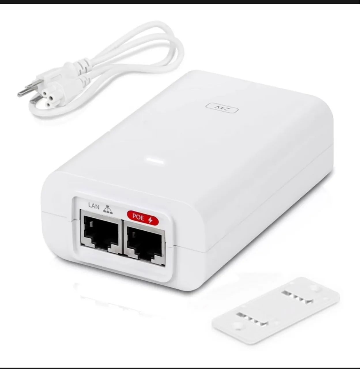 Injetor Ubiquiti PoE 48V 0.32A U-PoE - Foto 2