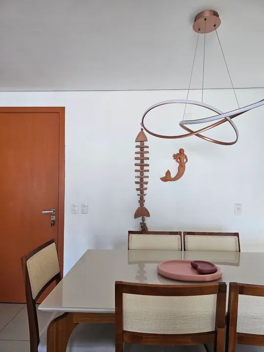 Lustre LED Teto cor Cobre/Acobreado - Foto 2