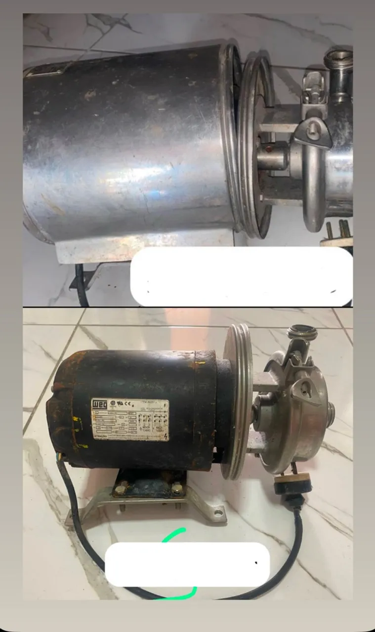 Bomba de aço inox para transferência de líquidos
