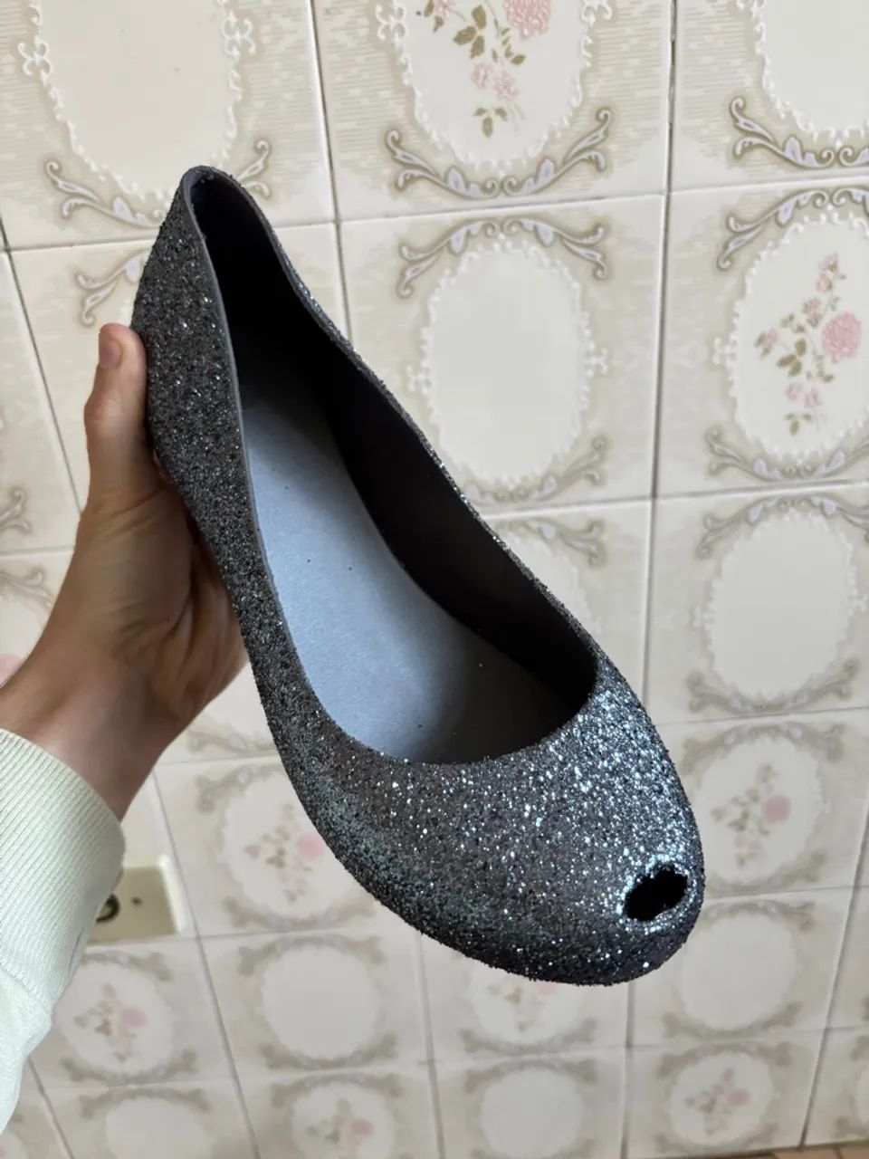 Melissa Ultra Glitter Cinza Tamanho 38