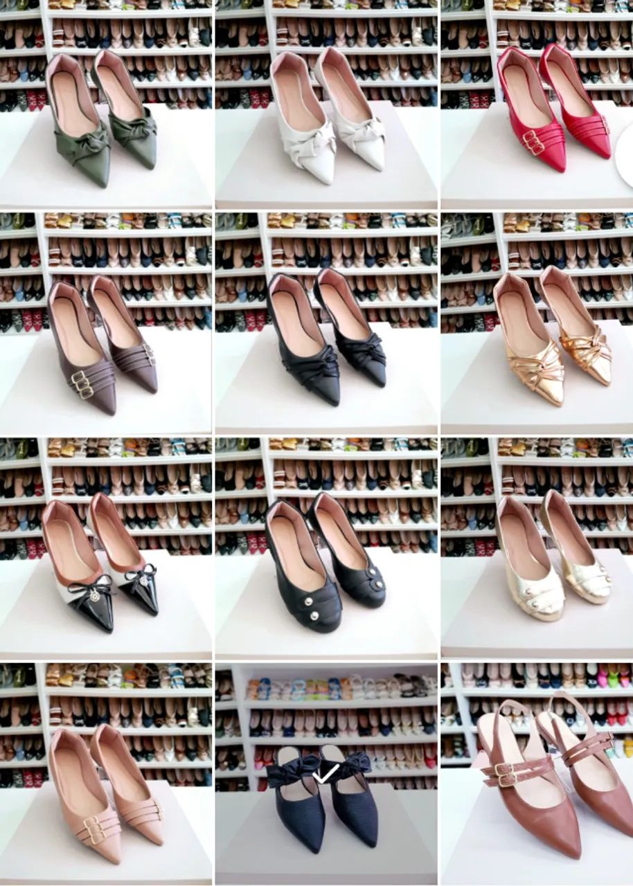 Lote de sapatilhas ( 40 pares )