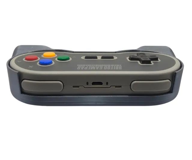 Grip ergonômico compatível com Super Nintendo, Super Famicom e 8BitDo SN30 - Foto 5