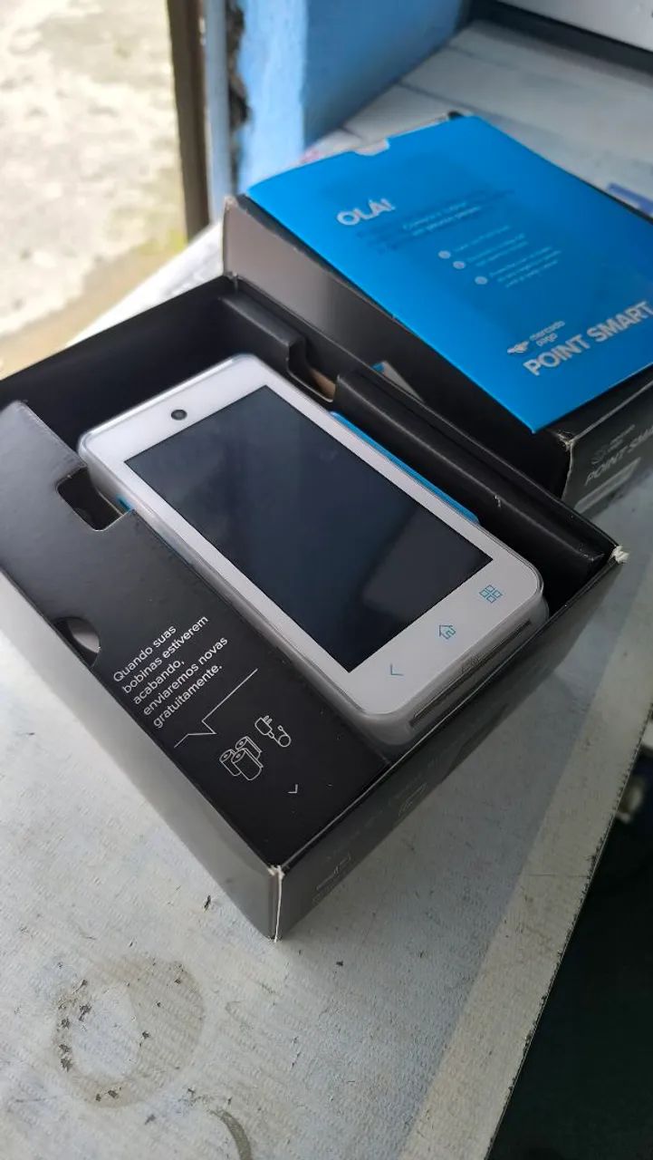 Point Smart 2 maquininha semi nova na caixa com bobinas perfeito estado - Foto 3