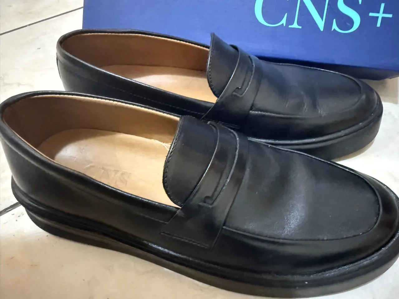 Sapatos Loafer Masculino Preto CNS+