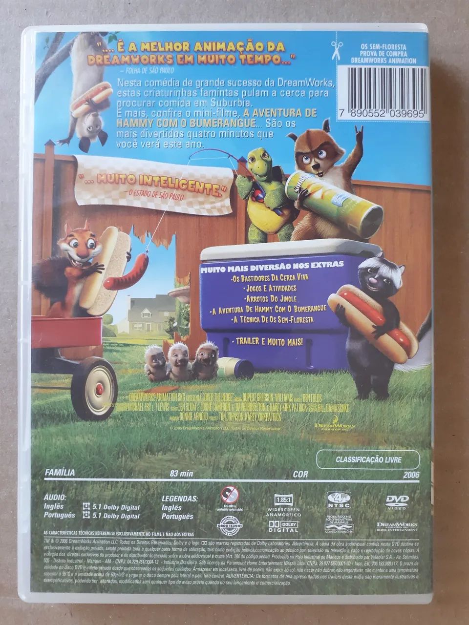 DVDs O Bicho Vai Pegar e Os Sem-Floresta - CDs, DVDs etc - Méier