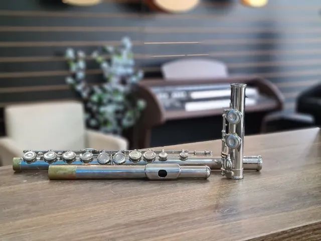 FLAUTA TRANSVERSAL ARMSTRONG-104 U.S.A (SEMINOVO) PARCELAMOS EM ATE 10X S/ JUROS #2438357 - Foto 4