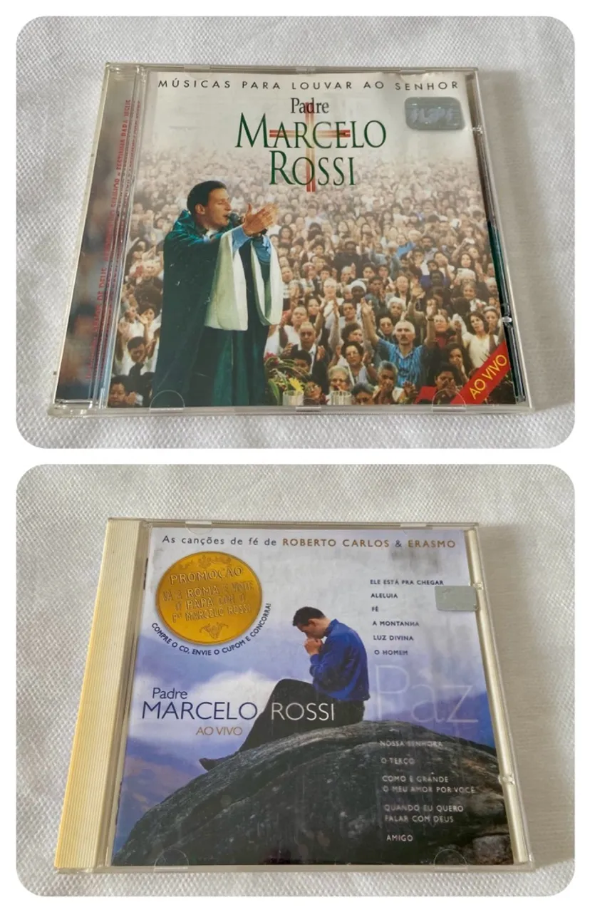 2 CDs - Padre Marcelo Rossi (ORIGINAIS)