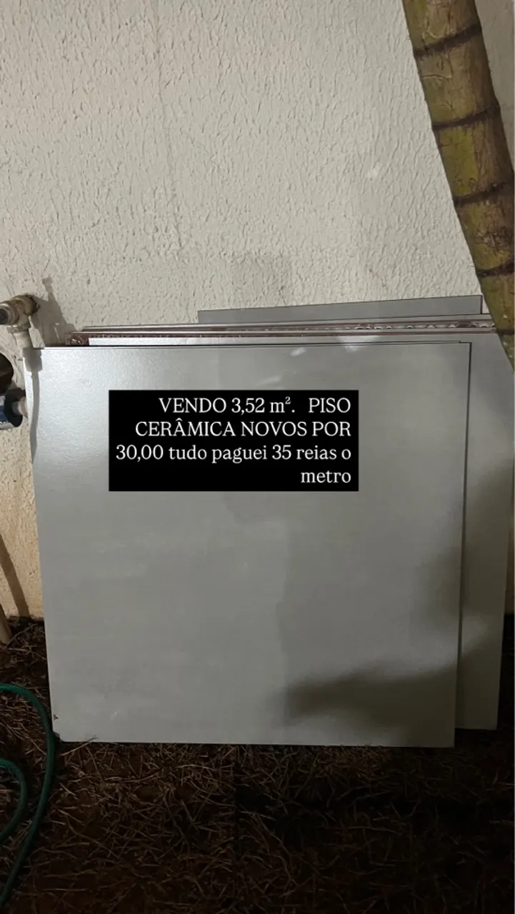 Piso Cerâmica Novos - 3,52m² novos