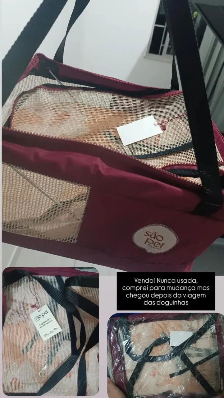 BOLSA TRANSPORTE PET CABINE AVIAO - NOVA