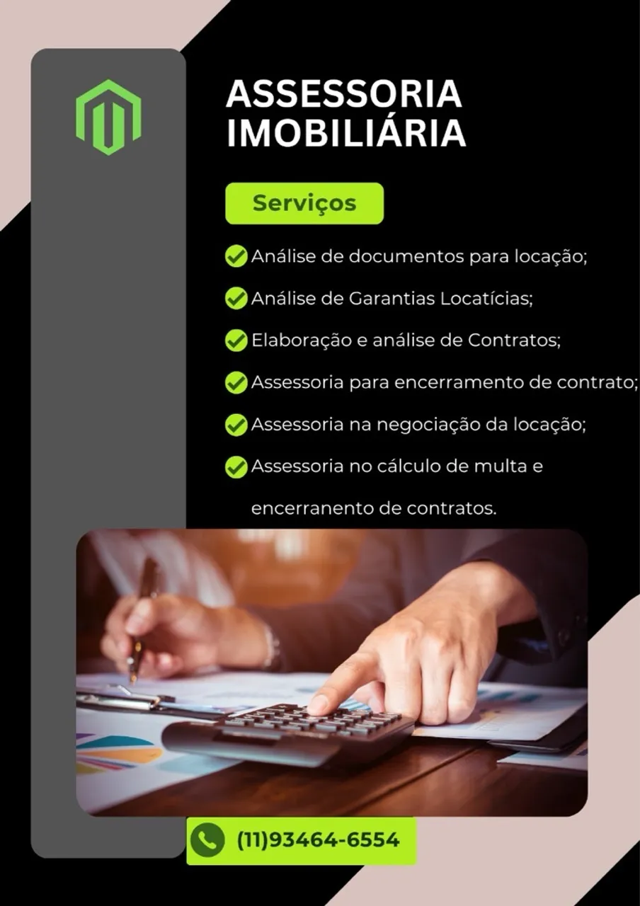 Assessoria imobiliária para locação de imóveis 