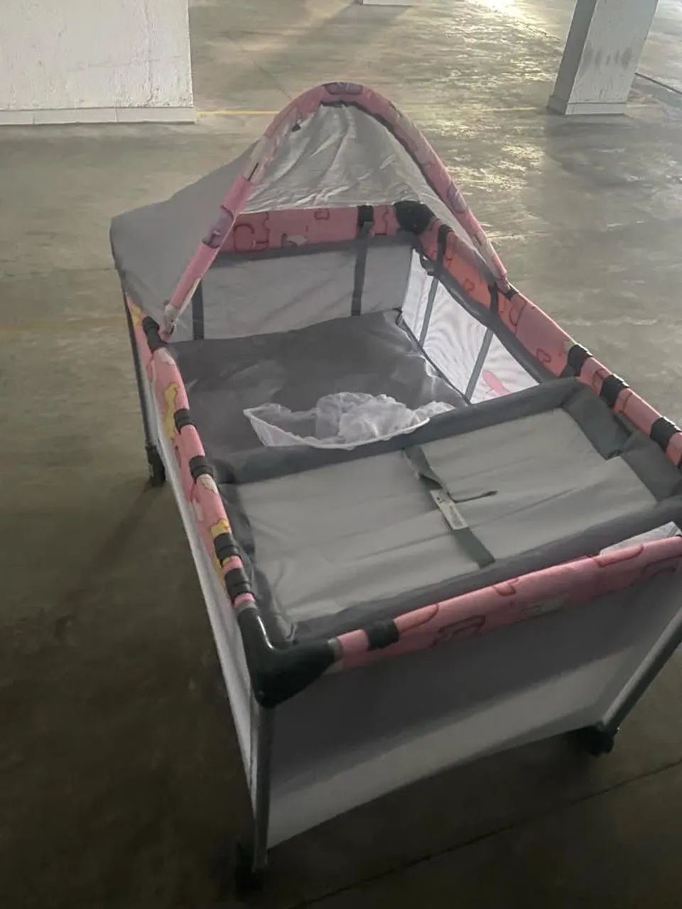 Berço portátil infantil com mosquiteiro - Foto 2