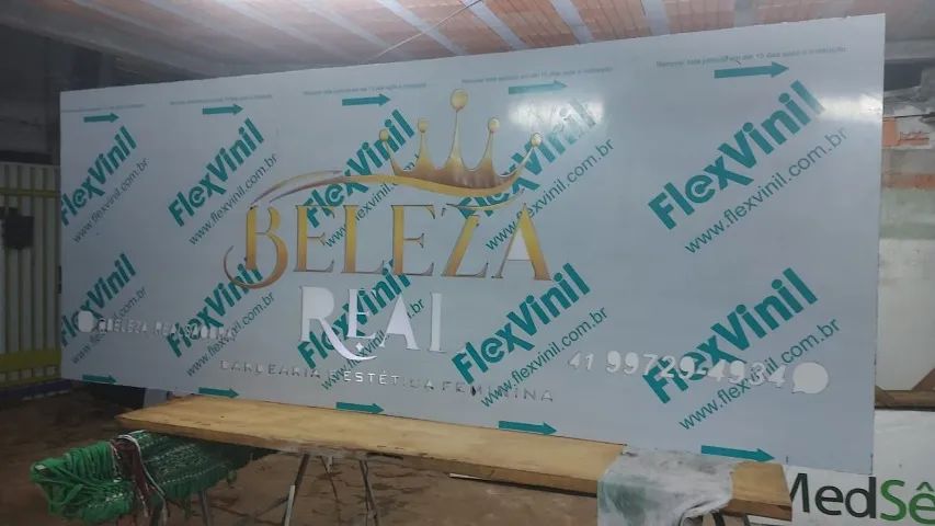 Atenção Lojista, tudo em Placas e Comunicação Visual  Acm Fachada  Letreiros  * - Foto 5