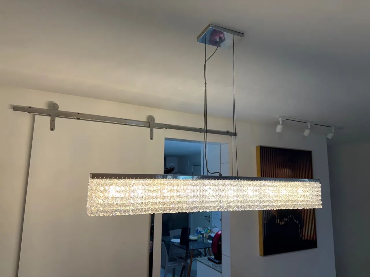Lustre de Cristal Moderno