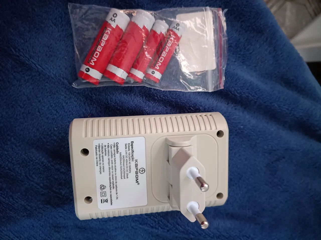 Kit bateria e pilha recarregável Kapbom | 2 Pilhas AA | 2 Pilhas AAA - Foto 3