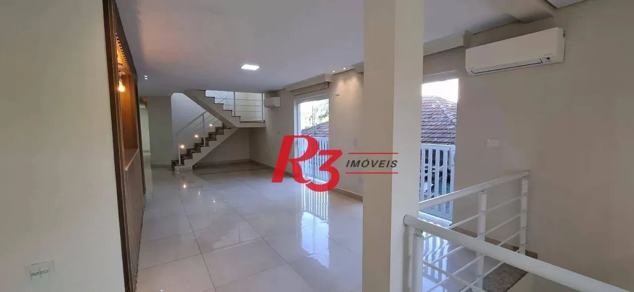 Casa, 380 m² - venda por R$ 1.490.000,00 ou aluguel por R$ 13.000,00 - Embaré - Santos/SP - Foto 3
