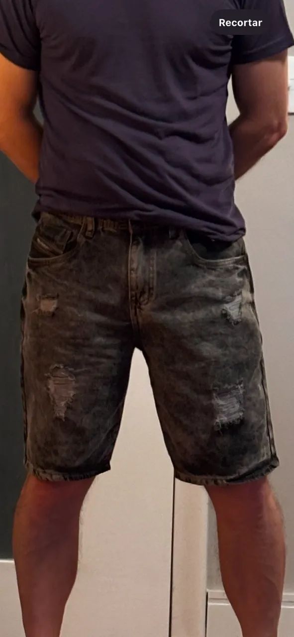 Bermuda jeans DIESEL 42 nova sem uso!! - Foto 4