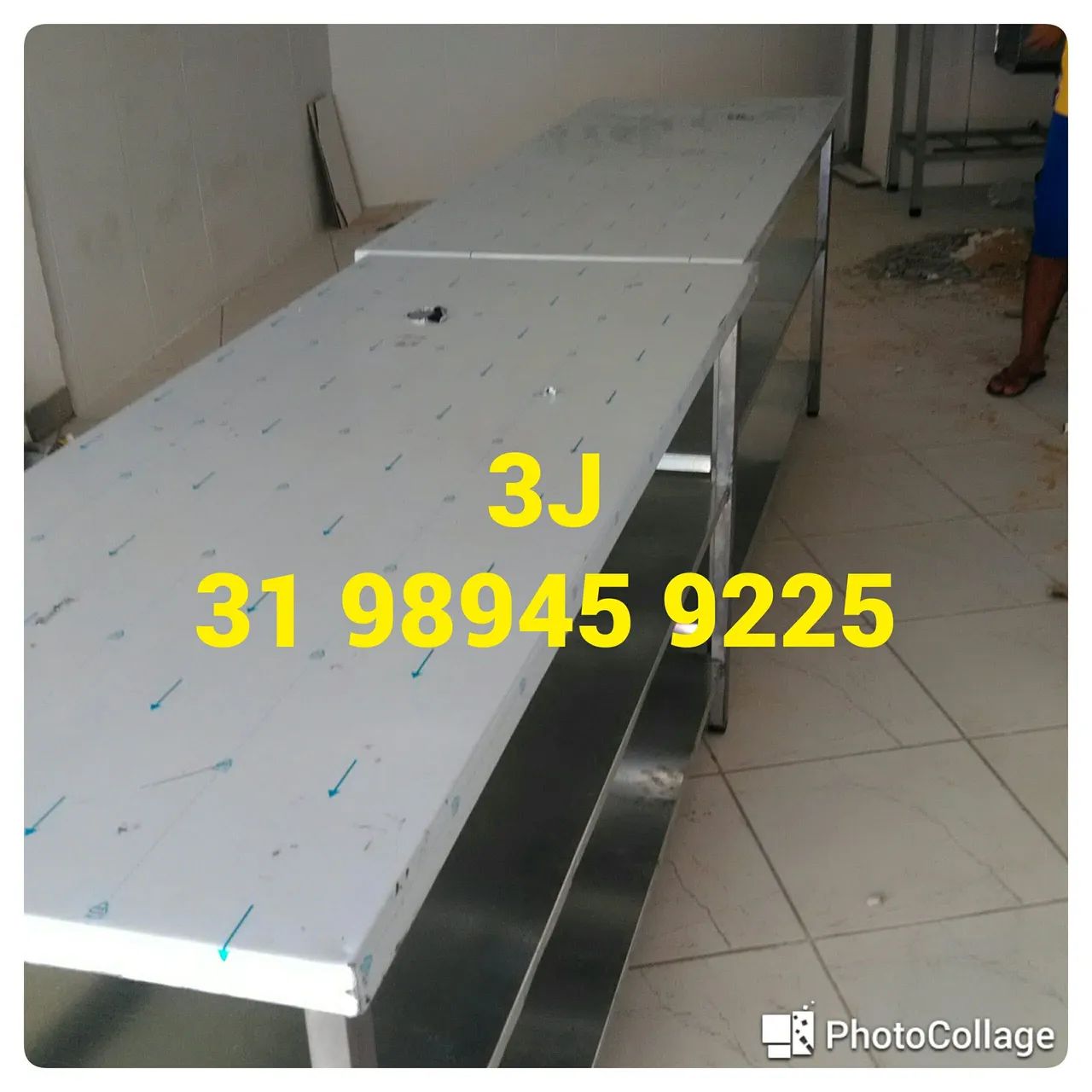Mesa de manipulação de alimentos , fabricamos, frete grátis  - Foto 4