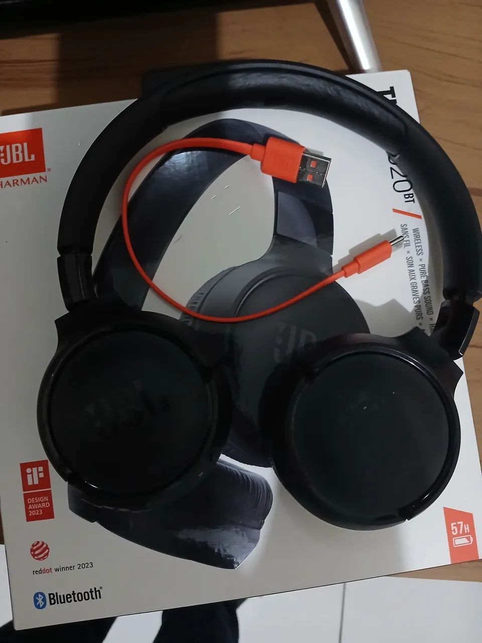 JBL TUNE 520BT - Fones de Ouvido Bluetooth com Som Potente - Foto 4