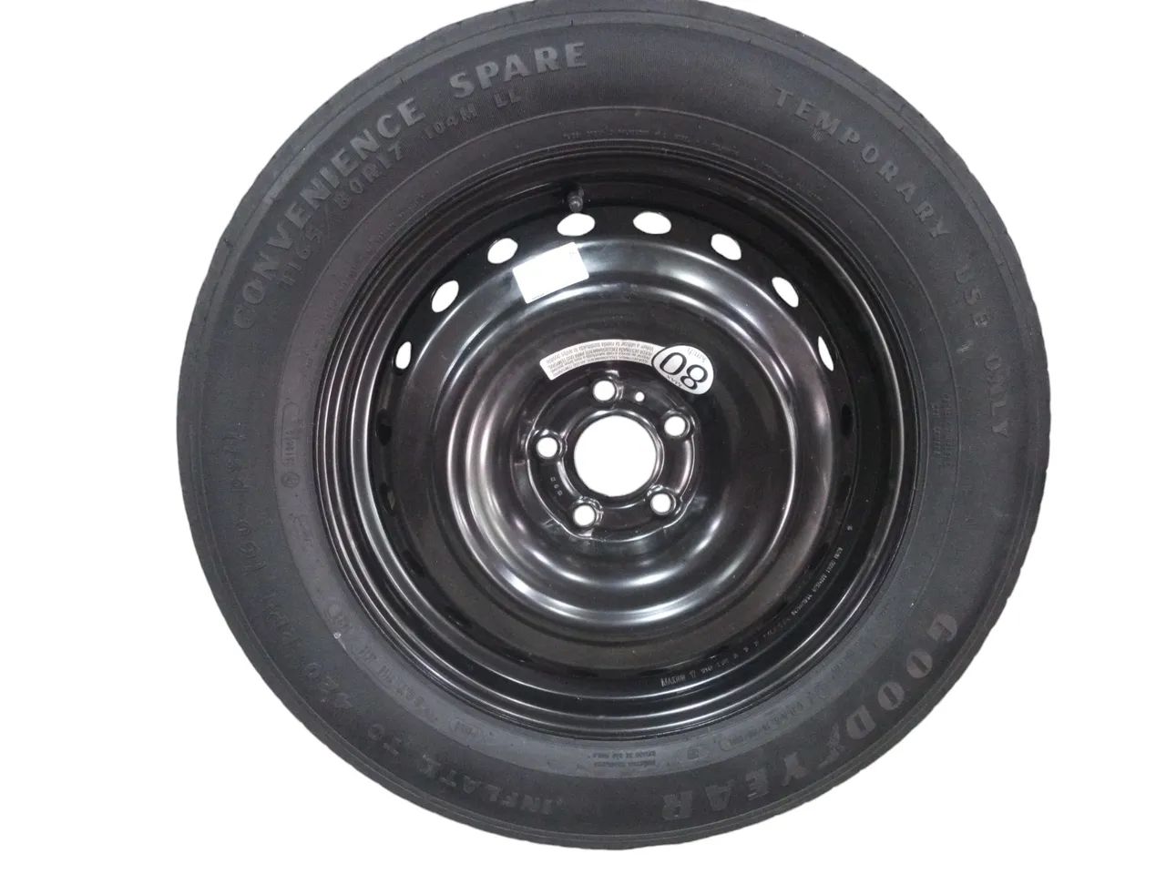 Estepe Jeep Compass 1.3 2022 Pneu Goodyear T165/80 R17 - Foto 4