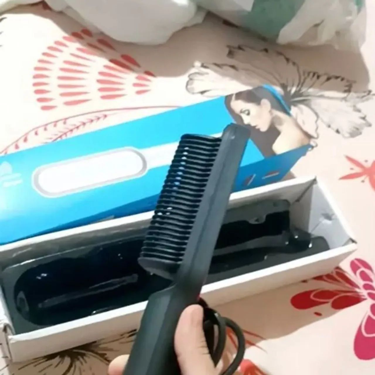 Escovas de cabelo para alisar 3 em 1 por 2 unidades  - Foto 2