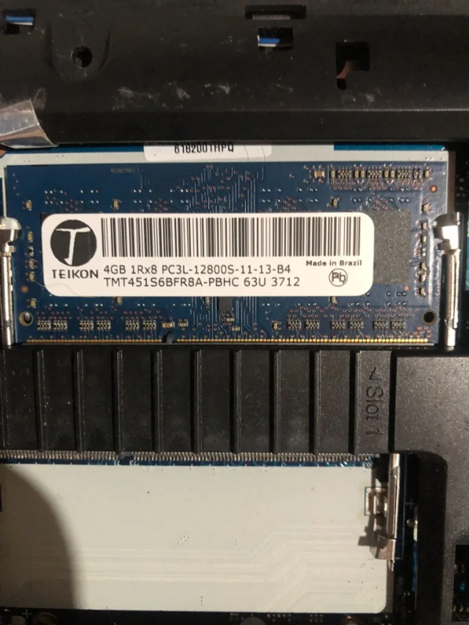 MEMÓRIA NOTEBOOK TEIKON 4GB 1Rx8 DDR3L 1600 Mhz