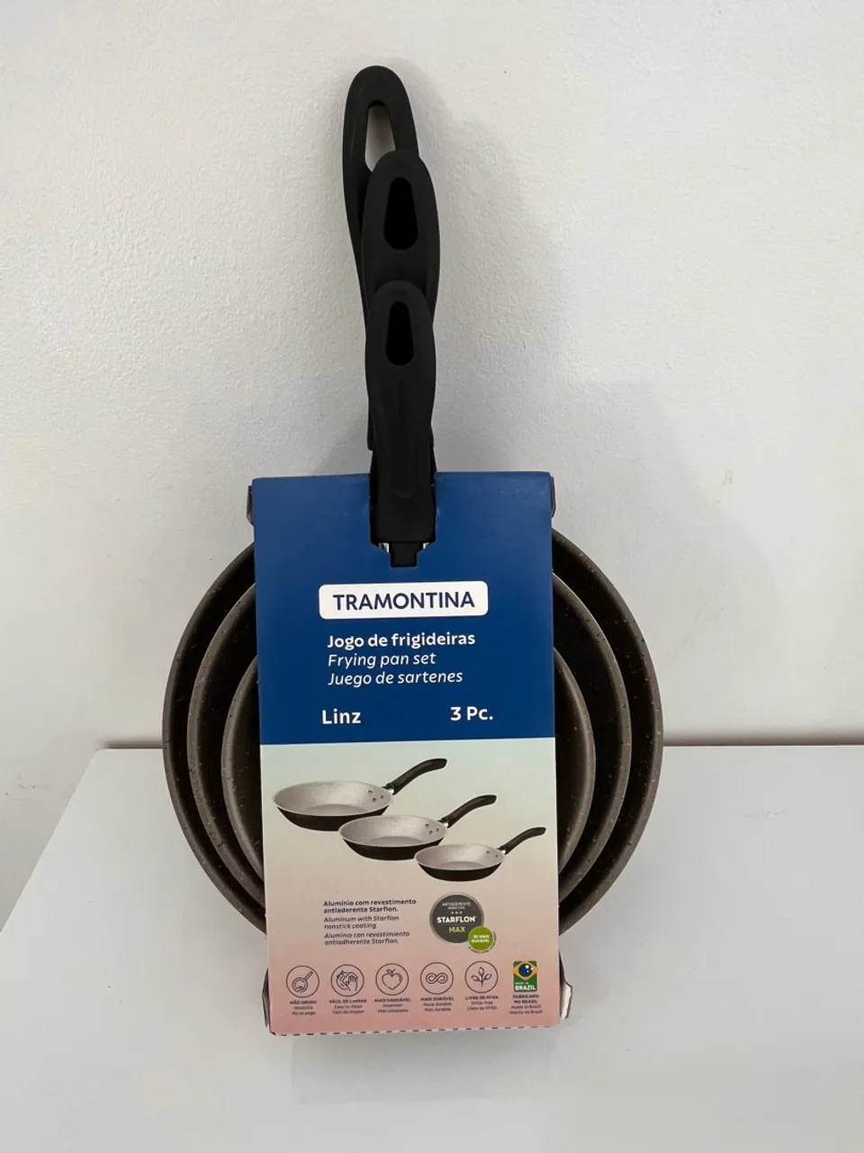 Conjunto de Frigideiras Tramontina Linz 3 Peças