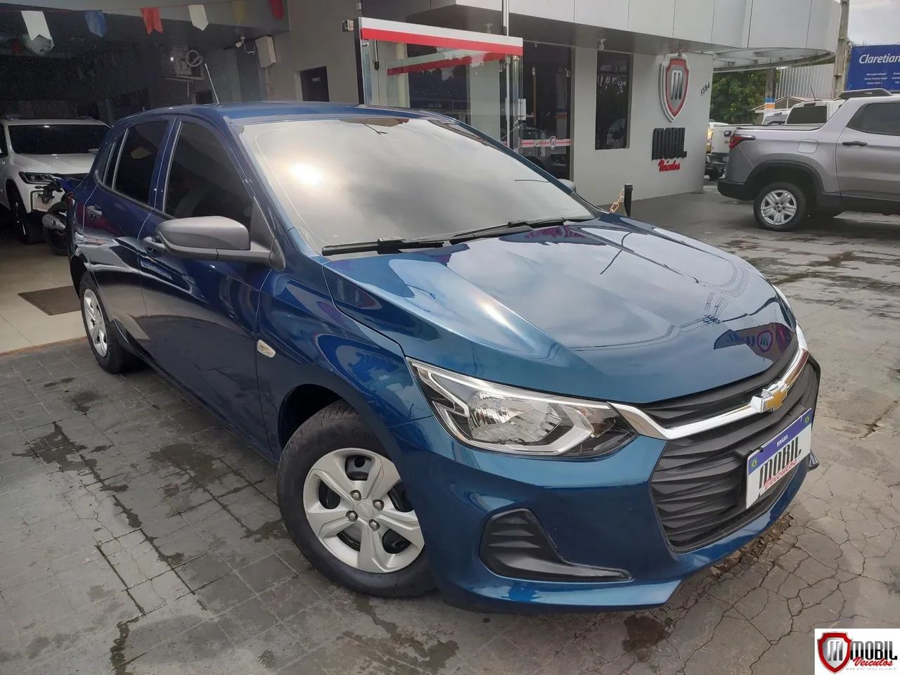 ONIX HATCH 1.0 12V FLEX 5P MEC. AZUL 2022/2023 - Foto 3