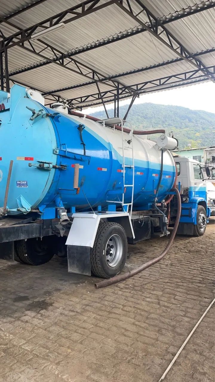 Caminhão limpa fossa e hidrojato (COMBINADO) vacol - Foto 4