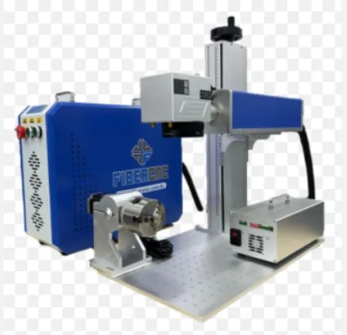 Máquina Gravação A Laser Fiber F200 Rotary 30w