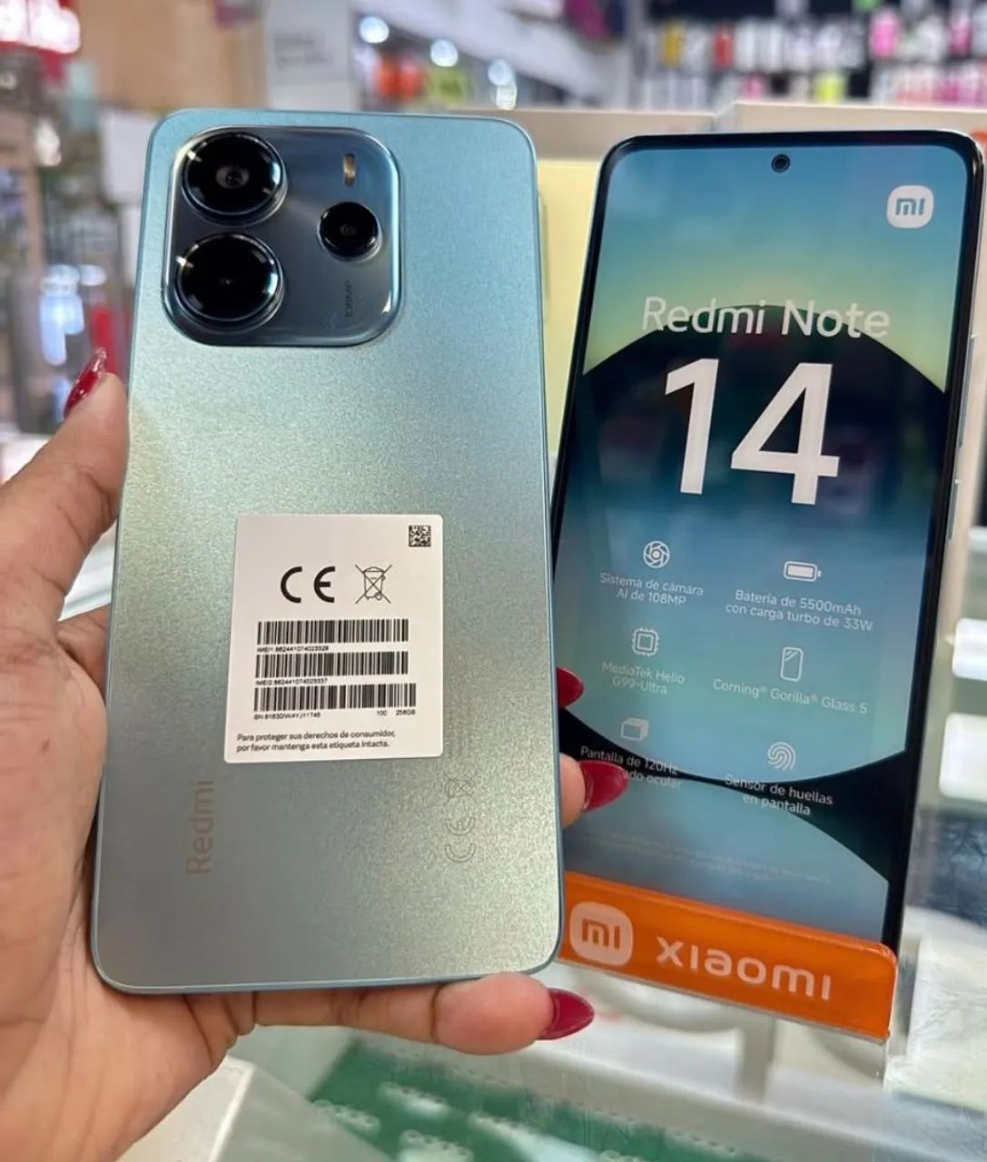 Redmi Note 14 256/8 Novo Lacrado + Entrega Grátis 