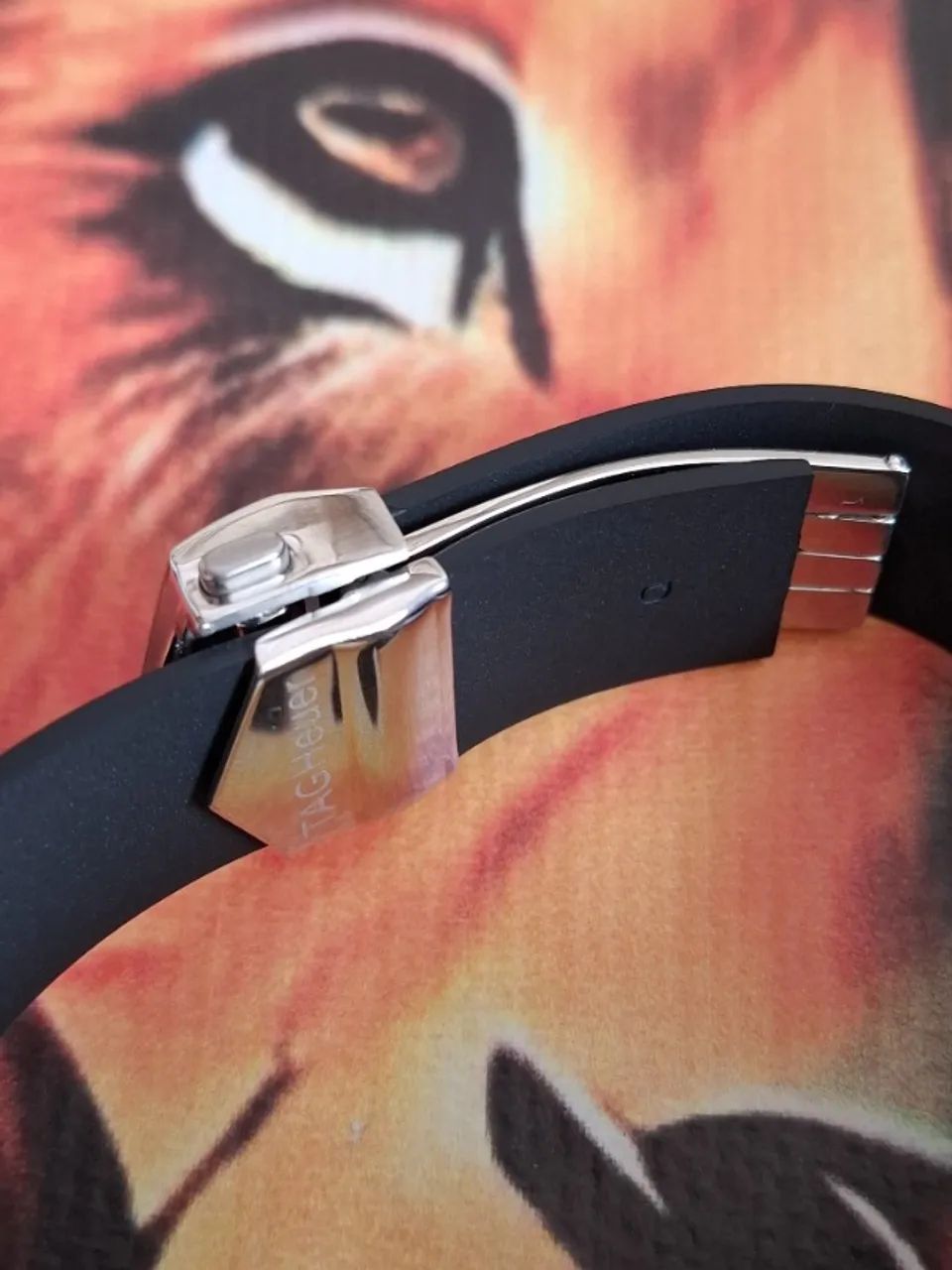Relógio TAG HEUER AQUARECER AUTOMÁTICO PULSEIRA DE BORRACHA  - Foto 4