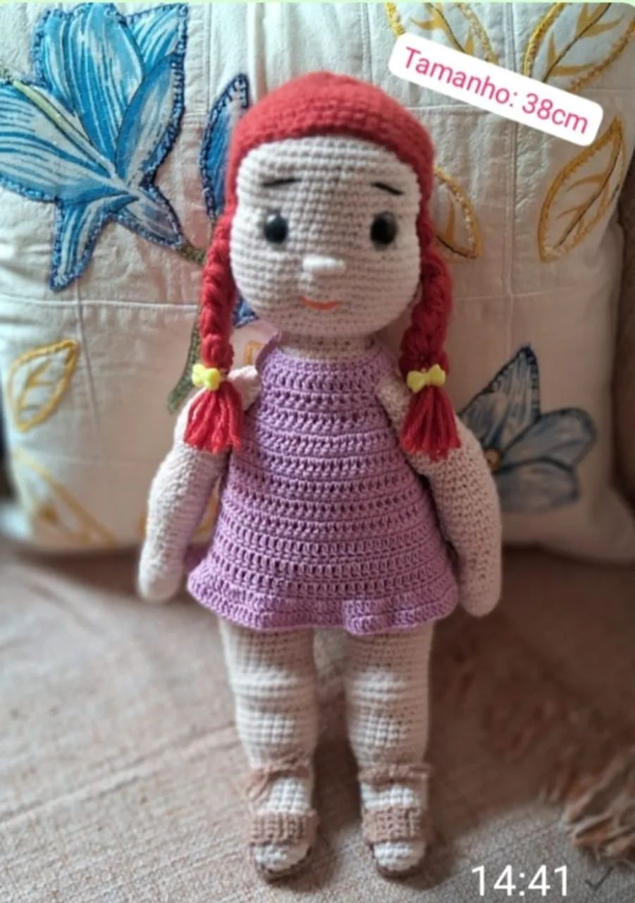 Lindas Bonecas de Crochê - Amigurumis - Foto 3
