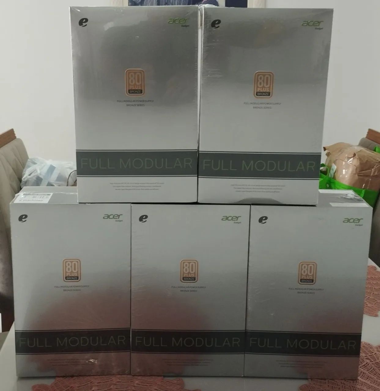 FONTE ACER 550W 80 PLUS BRONZE FULL MODULAR 