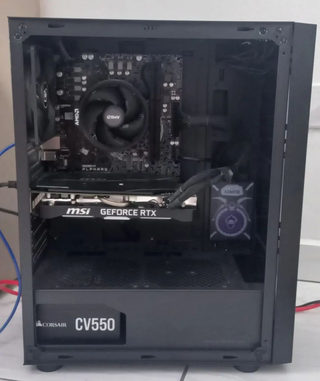 Vendo ou troco - PC Gamer 16GB + RTX 2060 6GB + R5 4600G - Foto 2
