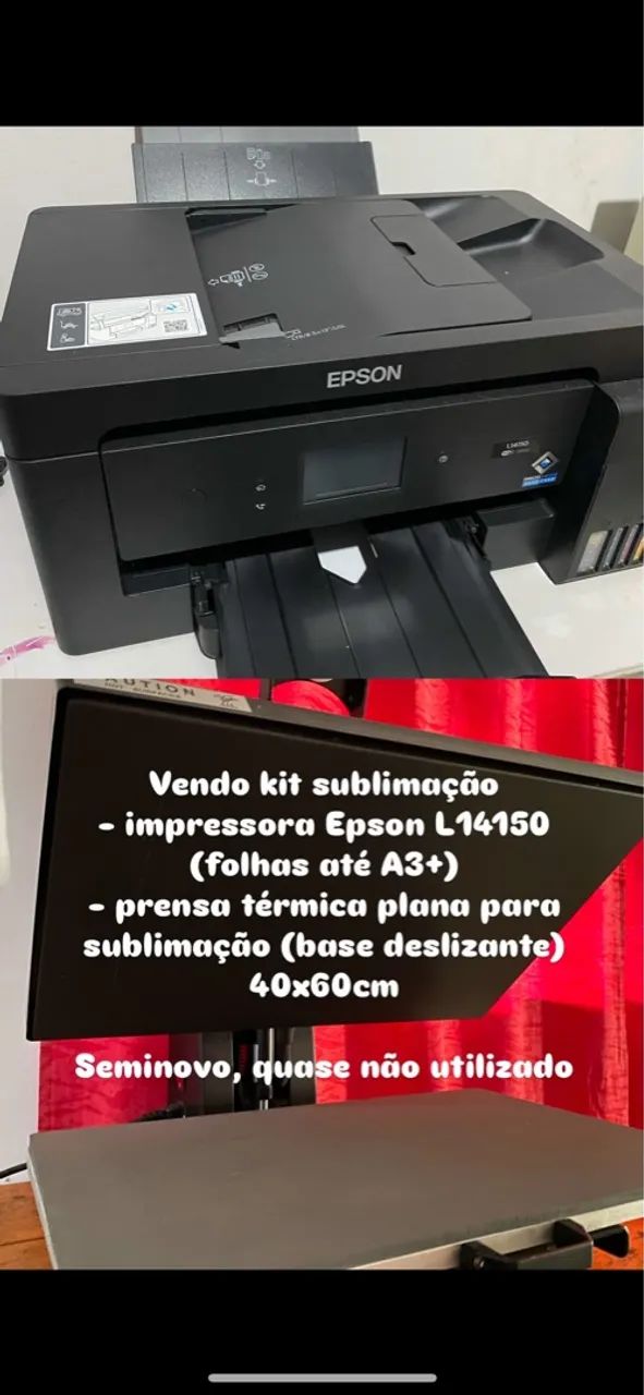 Kit Sublimação Epson L14150 - Seminovo