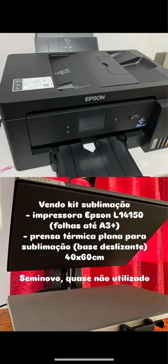 Kit Sublimação Epson L14150 - Seminovo