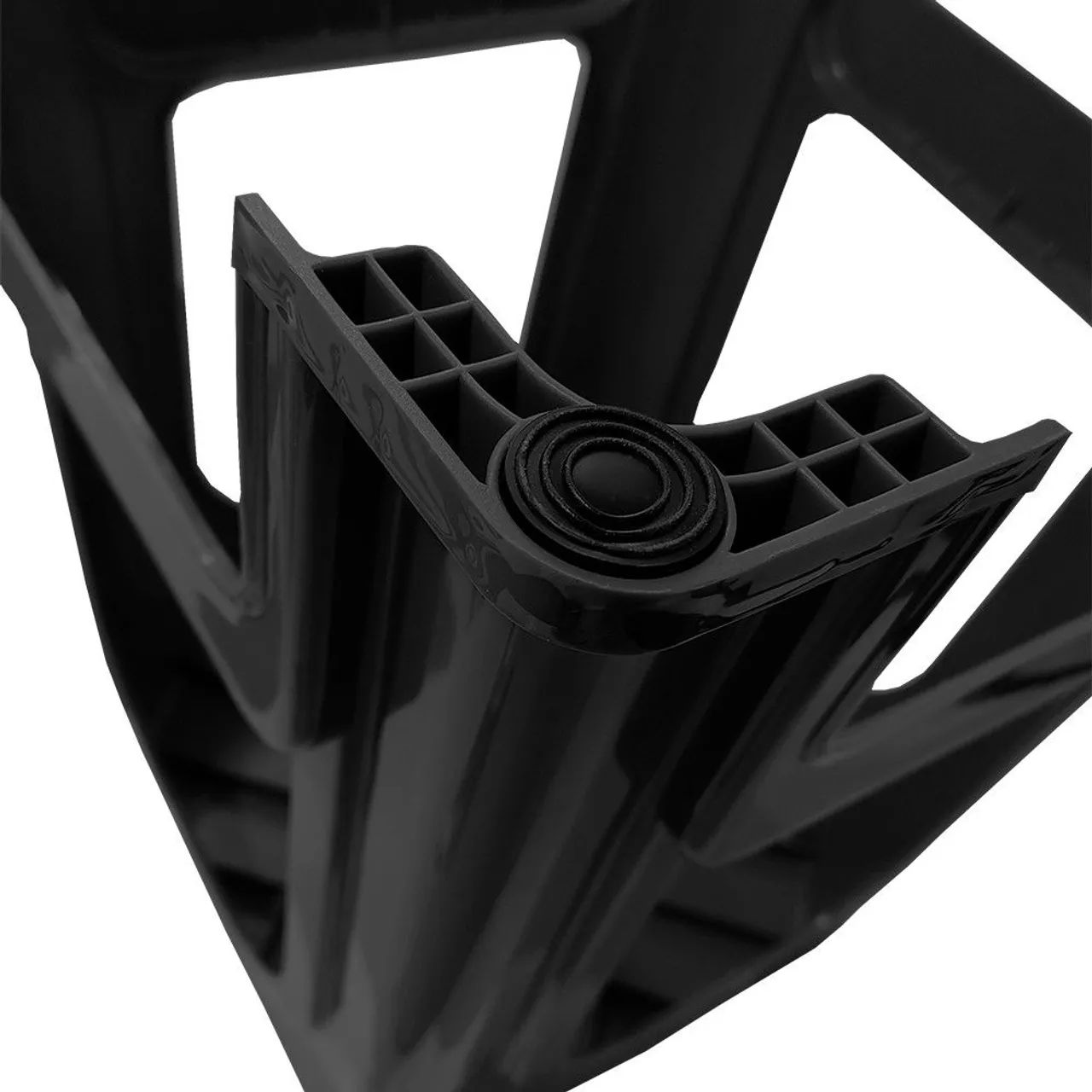 Banqueta Monoblock Reforçada - Preta - Foto 4