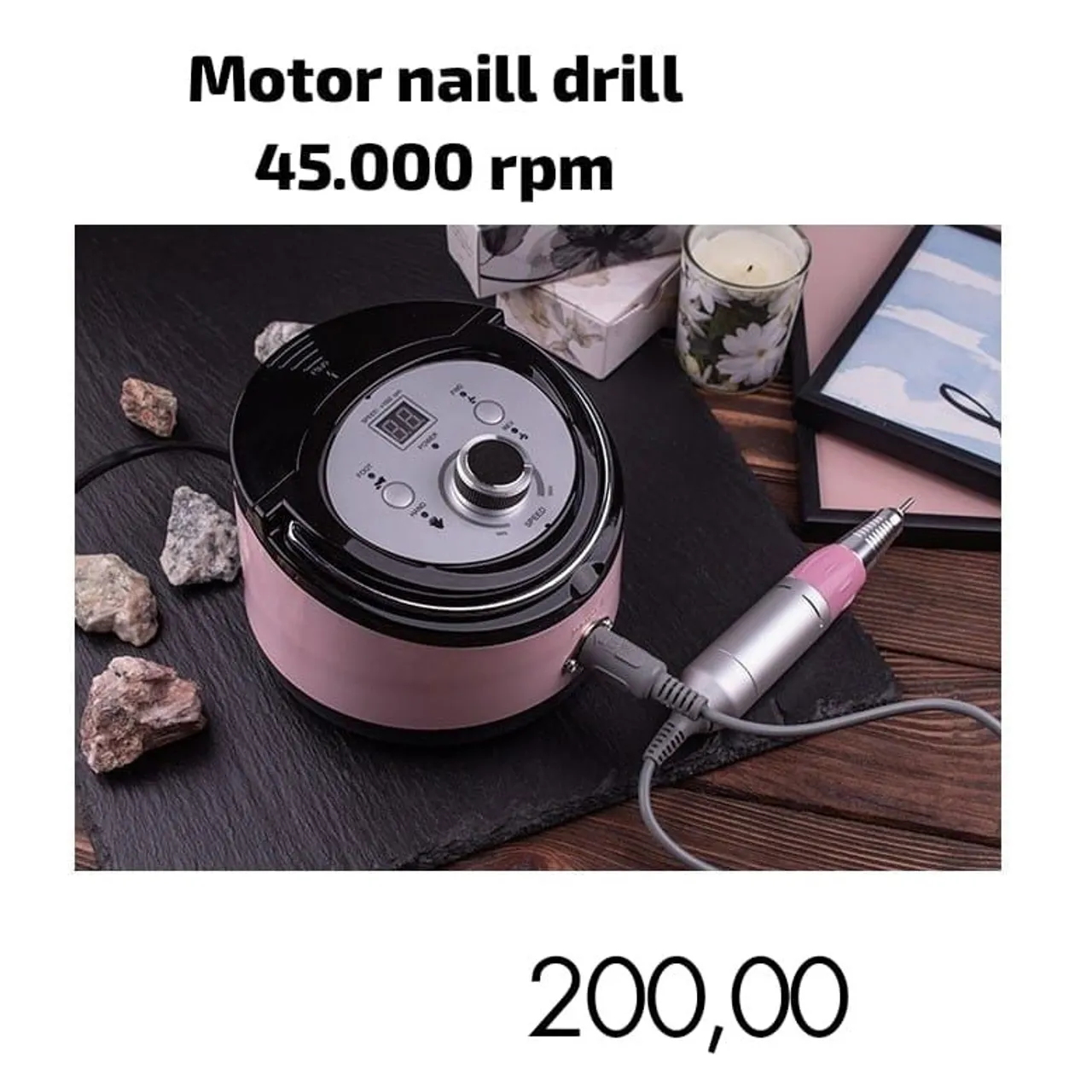 Motor para lixa de unha 45.000 RPM