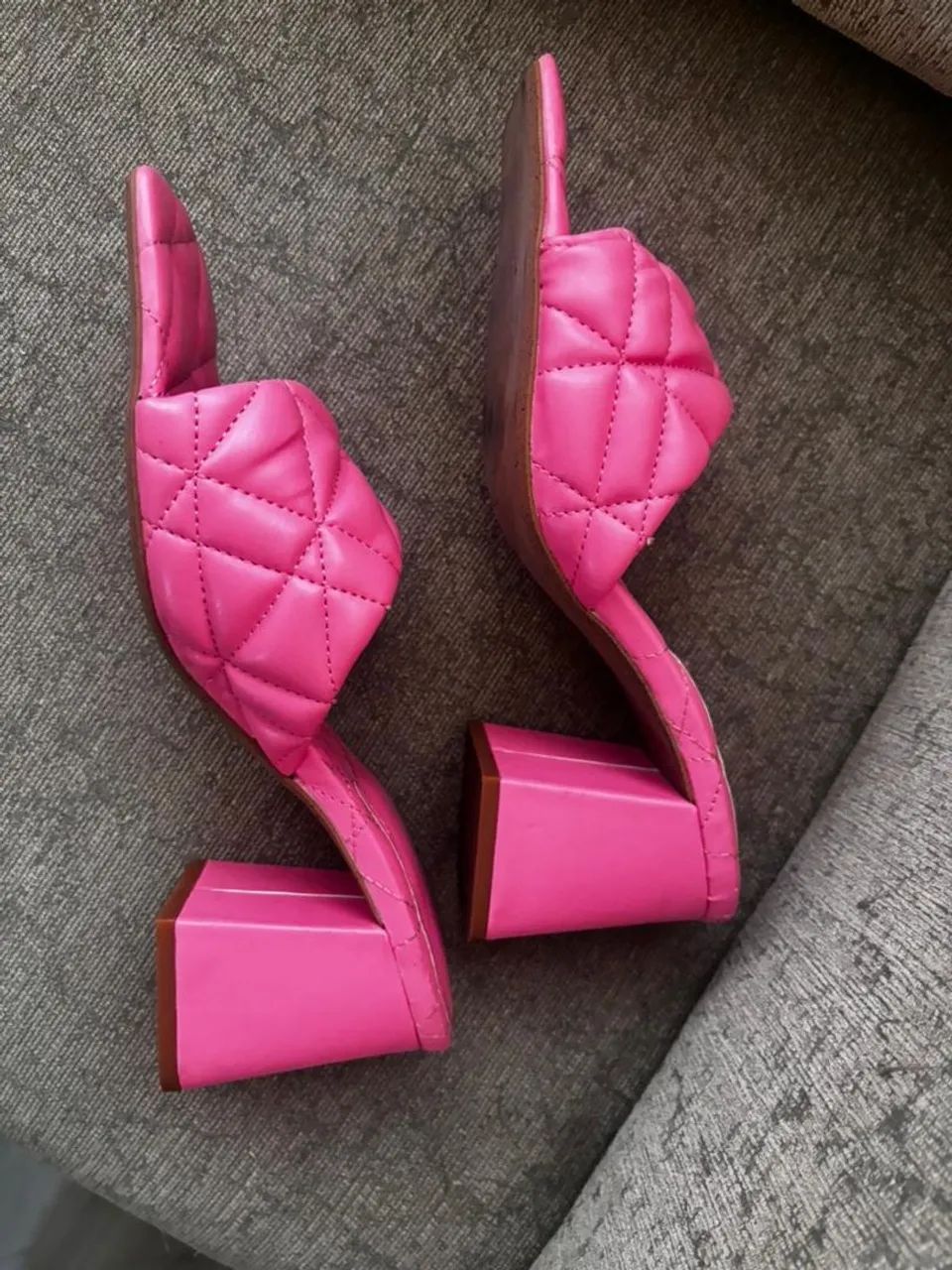 sapato rosa Zara acolchoado  - Foto 4