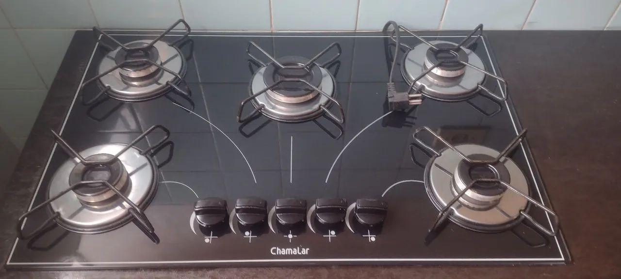 Cooktop+ balcão bem conservado 