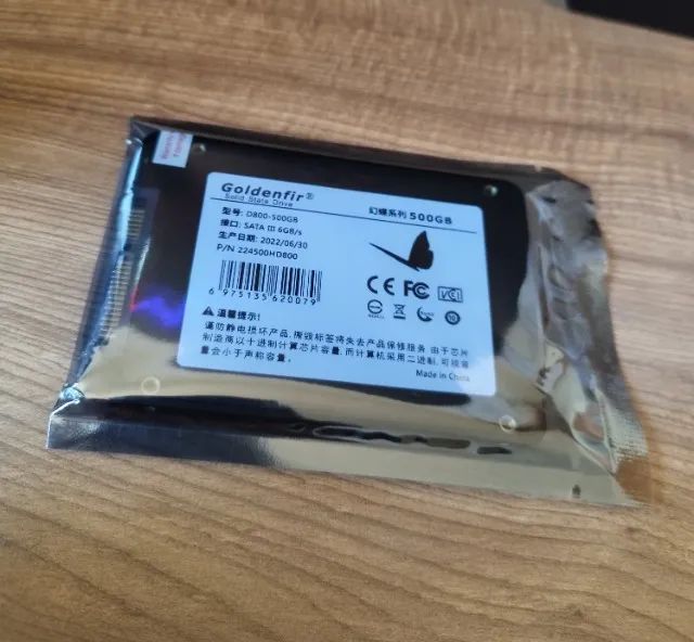 Ssd 500gb Goldenfir Notebook Pc 2.5 Sata 3  (Original Novo) - Foto 2