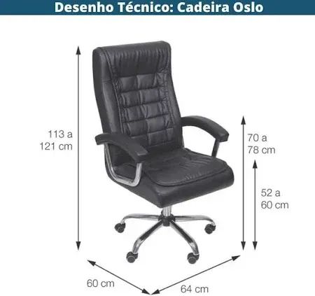 Cadeira alto luxo base cromada - Foto 2
