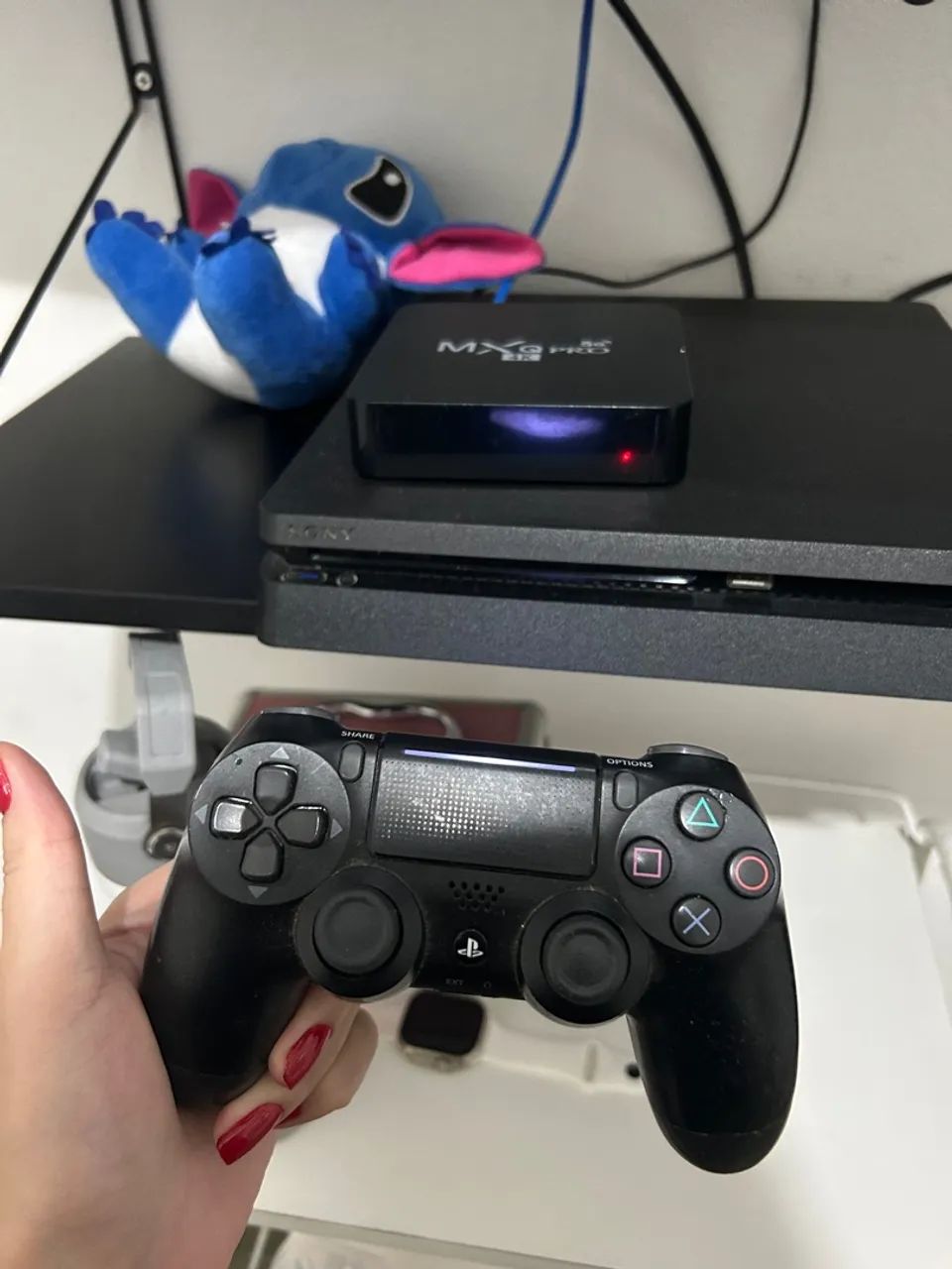 Playstation 4 Slim C CONTROLE + JOGOS - Foto 3