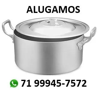 Aluguel de panelas.