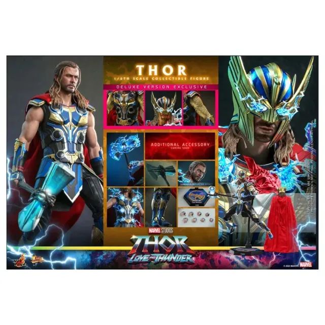 Thor Deluxe amor e trovão action figure  - Foto 4