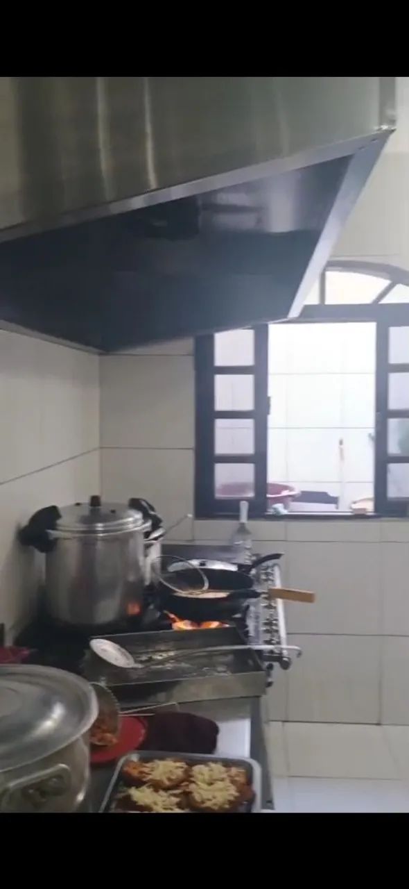 Coifa inox + exaustor e dutos - Foto 2