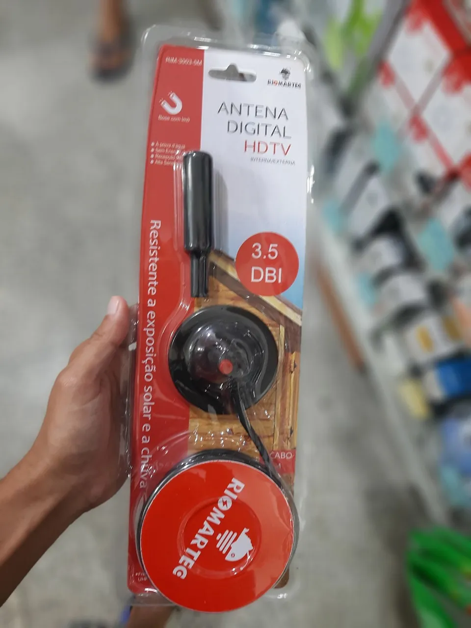 Antena Digital HDTV Interna/Externa Riomartec