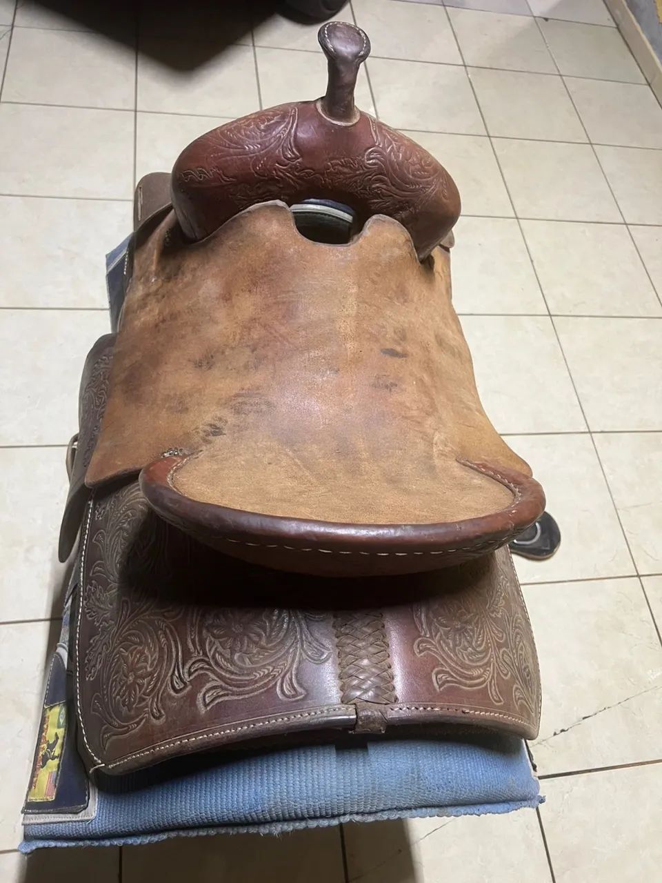 Sela quarto de milha rédeas  - Foto 4